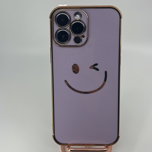 HP🔥Double the Protection Double the Style:‎ Smiley Face iPhone12 Pro Max - Picture 3 of 6